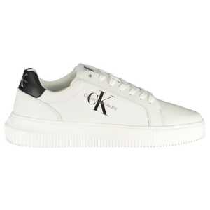 Calvin Klein Sophisticated White Lace-Up Sneakers