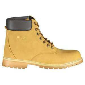 Fila Vibrant Yellow Contrast Lace-up Boots