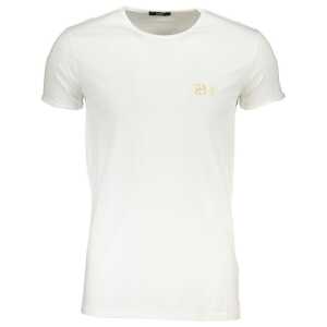 Cavalli Class White Cotton T-Shirt