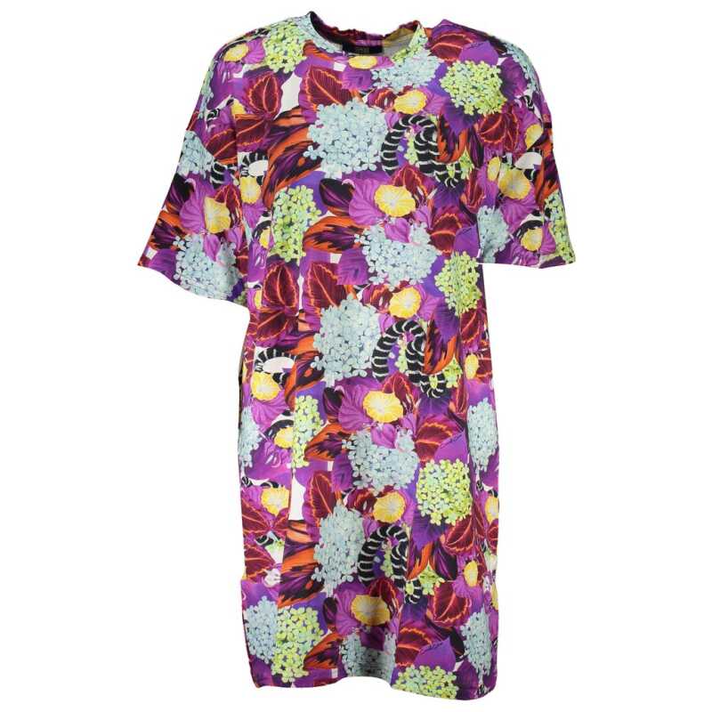 Cavalli Class Purple Cotton Dress, theFeinheit