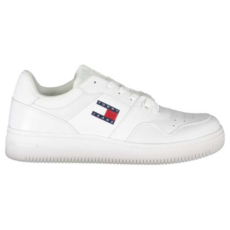 Tommy Hilfiger White Leather Men Sneaker, theFeinheit