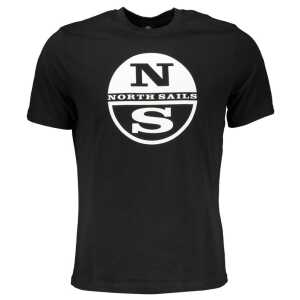 North Sails Black Cotton T-Shirt