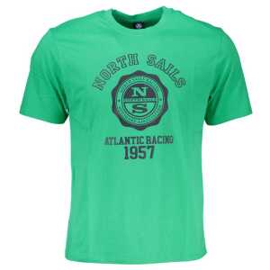 North Sails Green Cotton T-Shirt