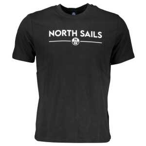 North Sails Black Cotton T-Shirt