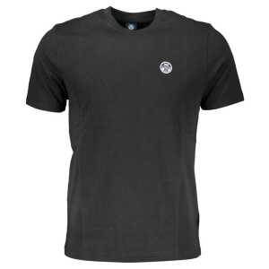 North Sails Black Cotton T-Shirt