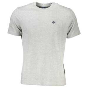 North Sails Brown Cotton Men T-Shirt