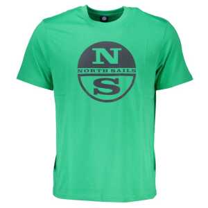 North Sails Green Cotton T-Shirt