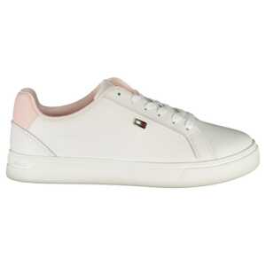 Tommy Hilfiger White Polyester Sneaker