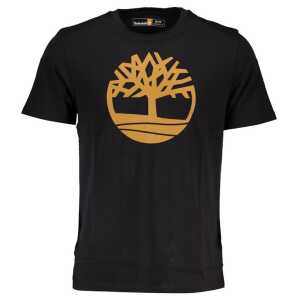 Timberland Black Cotton T-Shirt