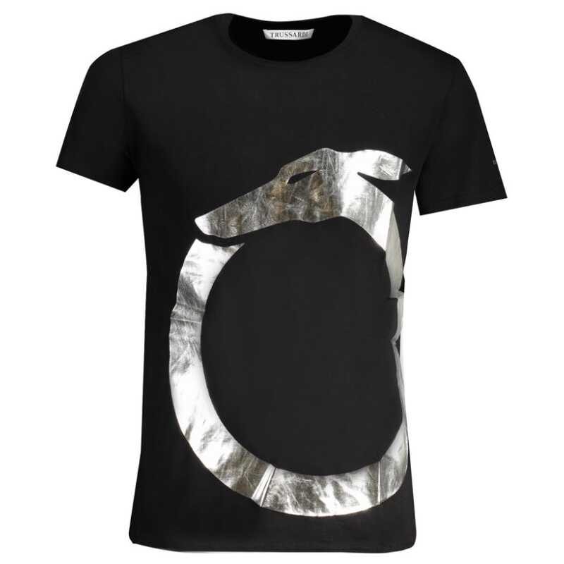 Trussardi Black Cotton T-Shirt, theFeinheit
