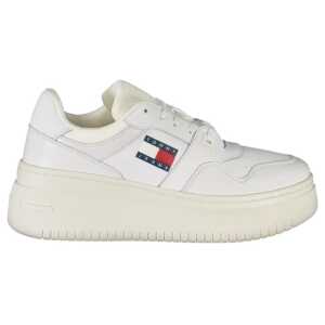 Tommy Hilfiger White Leather Women Sneaker