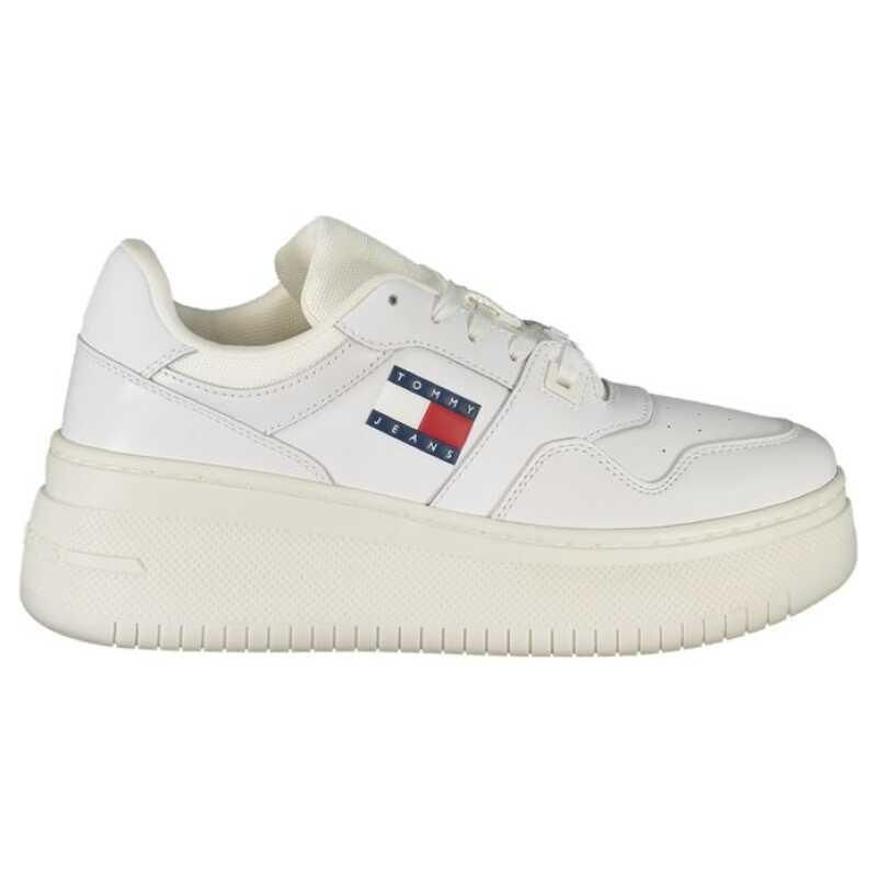 Tommy Hilfiger White Leather Women Sneaker, theFeinheit