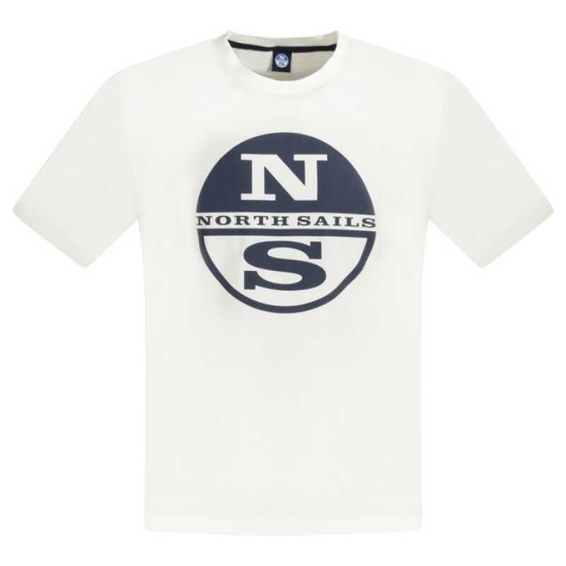 North Sails White Cotton Mens TShirt, theFeinheit