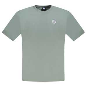 North Sails Green Cotton Men T-Shirt