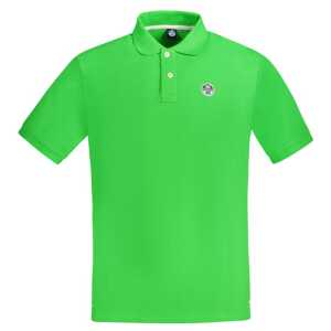 North Sails Green Cotton Men Polo Shirt