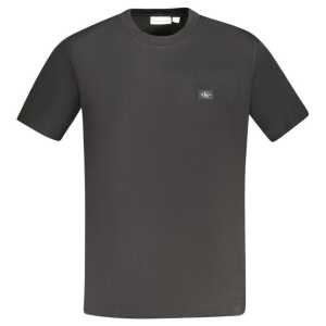 Calvin Klein Black Cotton Men T-Shirt