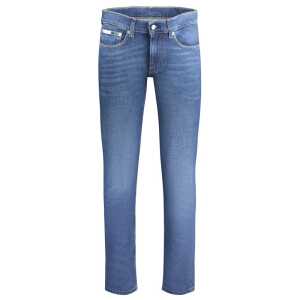 Calvin Klein Blue Cotton Men Jeans