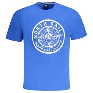 North Sails Blue Cotton Men TShirt