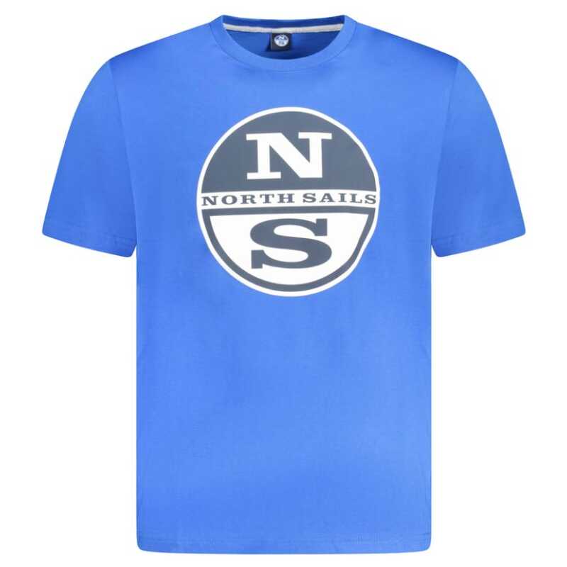 North Sails Blue Cotton Men T-Shirt, theFeinheit