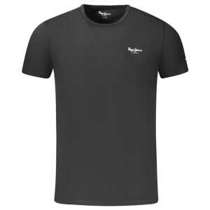 Pepe Jeans Black Cotton Men T-Shirt