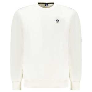 North Sails White Cotton Men Sweater