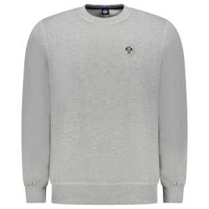 North Sails Brown Cotton Men Sweater