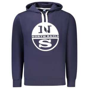 North Sails Blue Cotton Men Sweater
