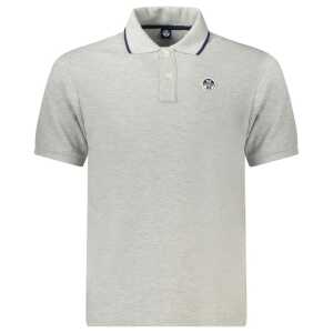 North Sails Brown Cotton Men Polo Shirt