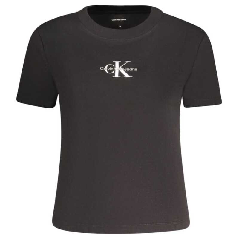 Calvin Klein Black Cotton Women T-Shirt, theFeinheit