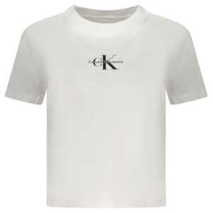 Calvin Klein White Cotton Women T-Shirt