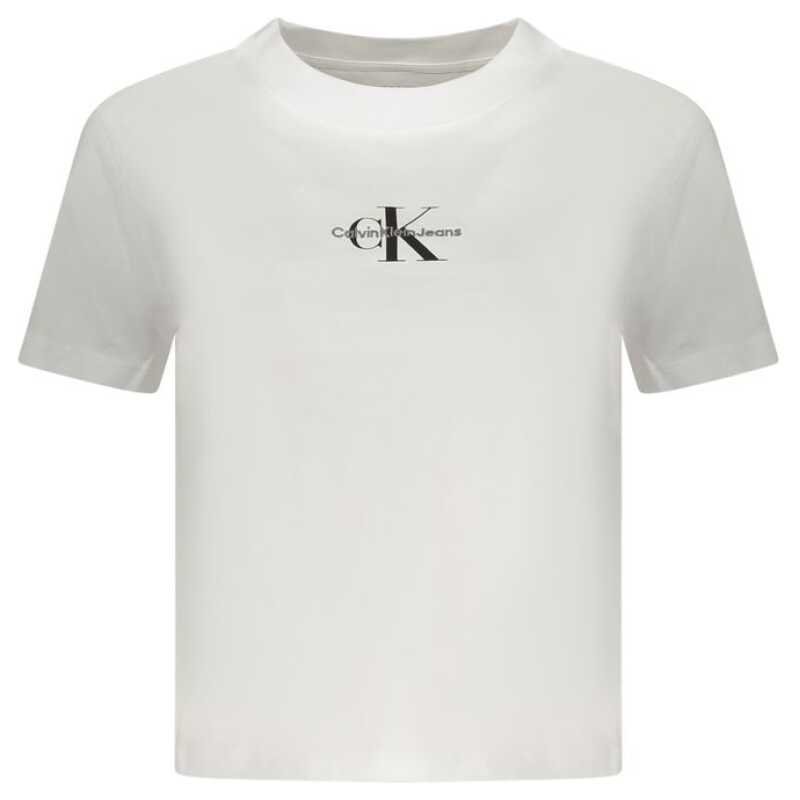 Calvin Klein White Cotton Women T-Shirt, theFeinheit