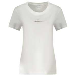 Calvin Klein White Cotton Women T-Shirt