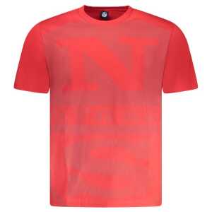 North Sails Red Cotton Men T-Shirt