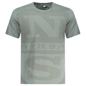 North Sails Green Cotton Men T-Shirt