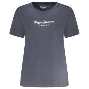 Pepe Jeans Blue Cotton Women T-Shirt