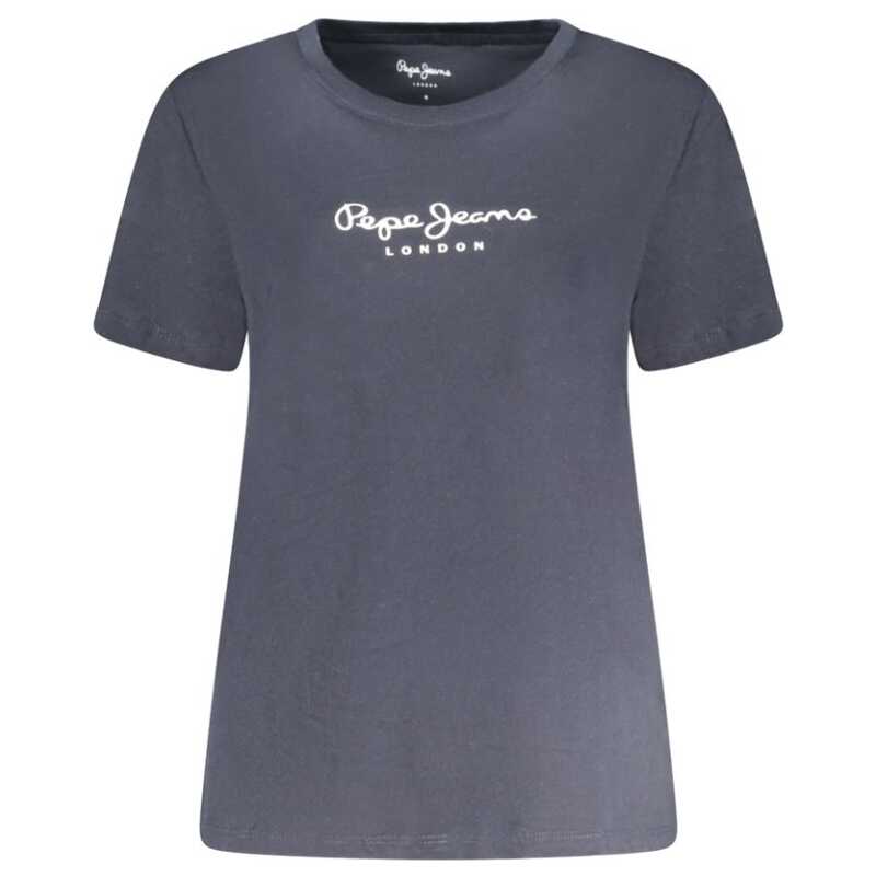 Pepe Jeans Blue Cotton Women T-Shirt, theFeinheit