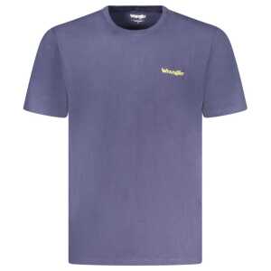Wrangler Blue Cotton T-Shirt