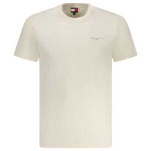 Tommy Hilfiger Beige Cotton Men T-Shirt