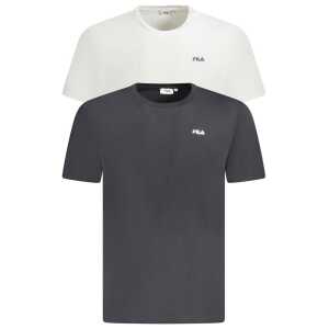 Fila White Cotton Men T-Shirt