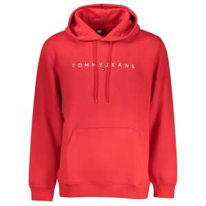 Tommy Hilfiger Red Cotton Men Sweater