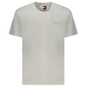 Tommy Hilfiger White Cotton Men T-Shirt