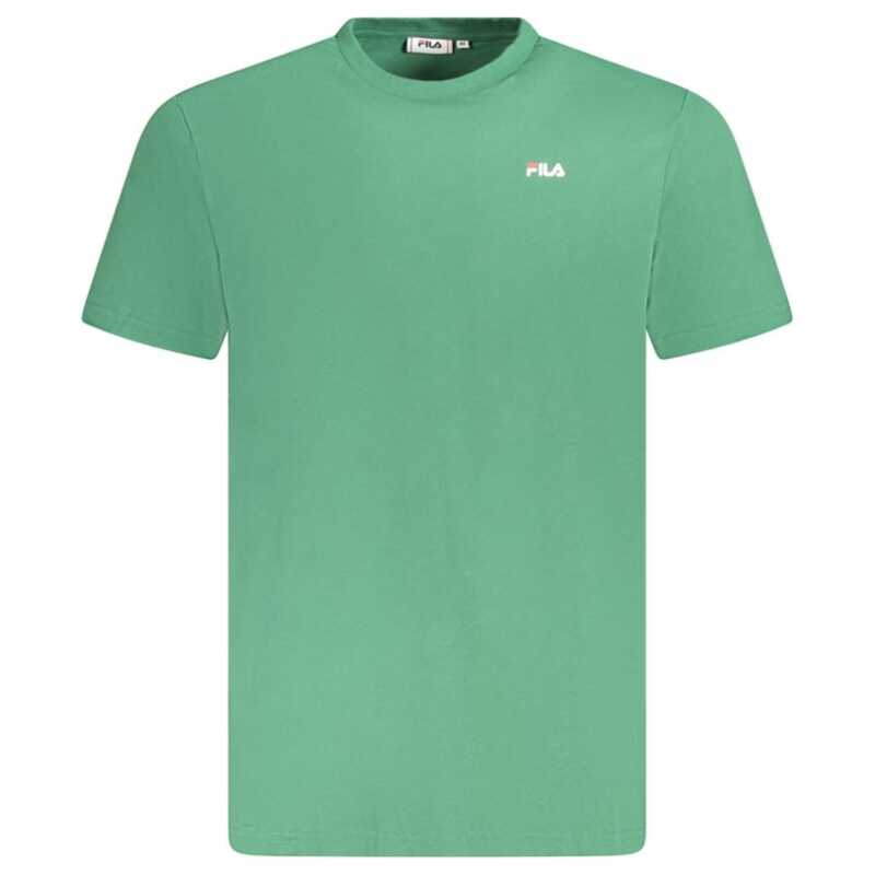 Fila Green Cotton Men T-Shirt, theFeinheit