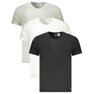 Calvin Klein Brown Cotton Men T-Shirt