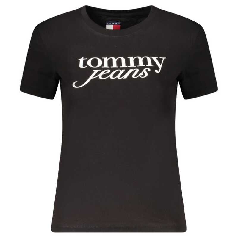 Tommy Hilfiger Black Cotton Tops &amp; T-Shirt, theFeinheit