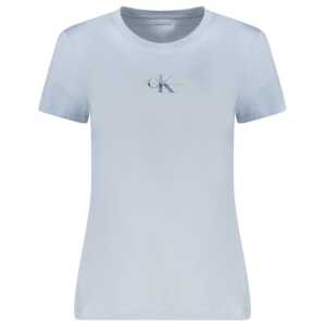 Calvin Klein Light Blue Cotton Women T-Shirt