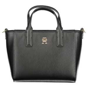 Tommy Hilfiger Black Polyester Women Handbag