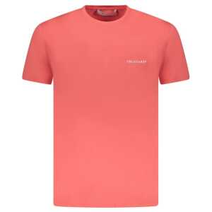 Trussardi Pink Cotton Men T-Shirt