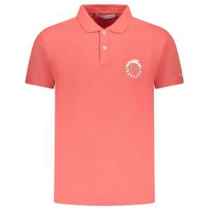 Trussardi Pink Cotton Men Polo Shirt