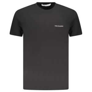 Trussardi Black Cotton Men T-Shirt