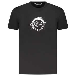 Trussardi Black Cotton Men T-Shirt